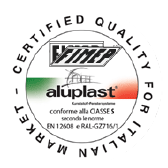 Certificato di qualità aluplast